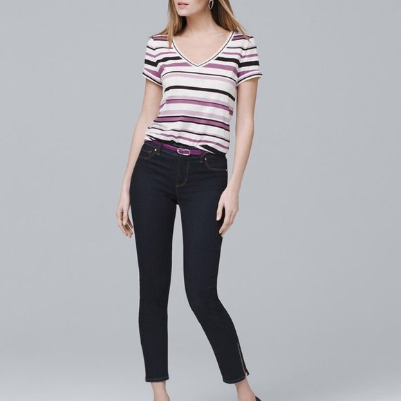 WHBM MID-RISE CROP JEGGINGS SZ 0R - Picture 1 of 6